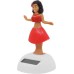 Voila Solar Powered Dancing Hula Girl Swinging Bobble Doll Gift Car Home_Assorted Color